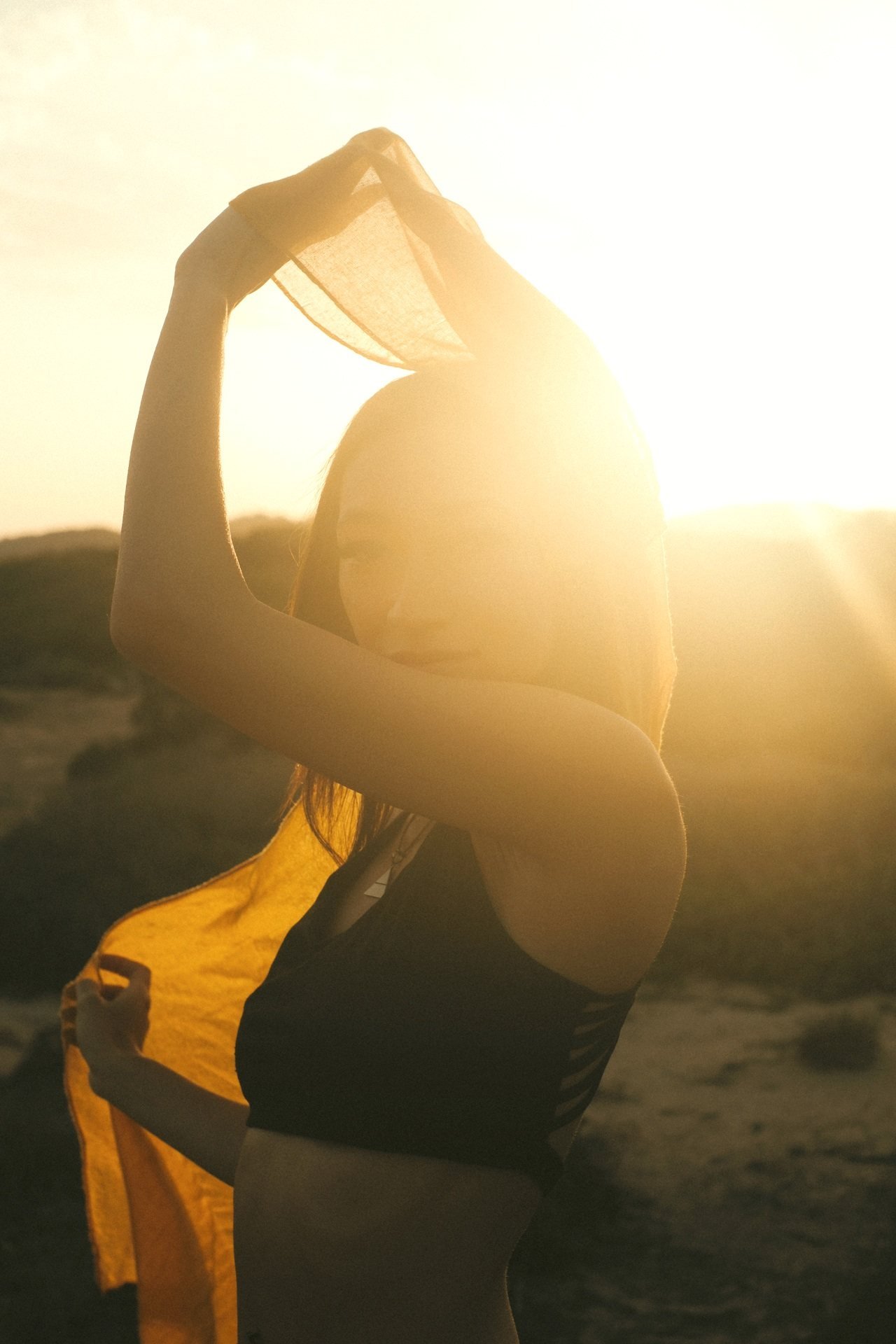 Mona Hassan at golden hour